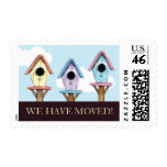 Colorful Birdhouses | We Have Moved (Medium) Stamps