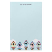 Colorful Birdhouses | We Have Moved Stationery