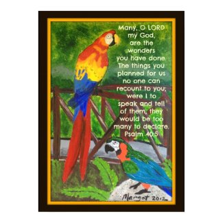 Colorful Birds 16 x 22 inch Semi Gloss Poster