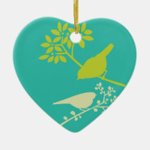 Colorful Birds Christmas Tree Ornaments
