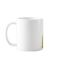 Colorful Birds, Roses & Waterspout Coffee Mugs