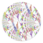 Colorful Blacklight Microphones (Infinity Pattern) stickers