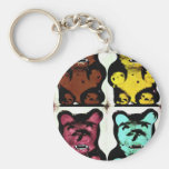 Colorful Blood Sucking Gummy Bruins Key Chain