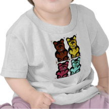 Colorful Blood Sucking Gummy Bruins T-shirt