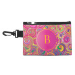 Colorful Bohemian Swirls Accessory Bag