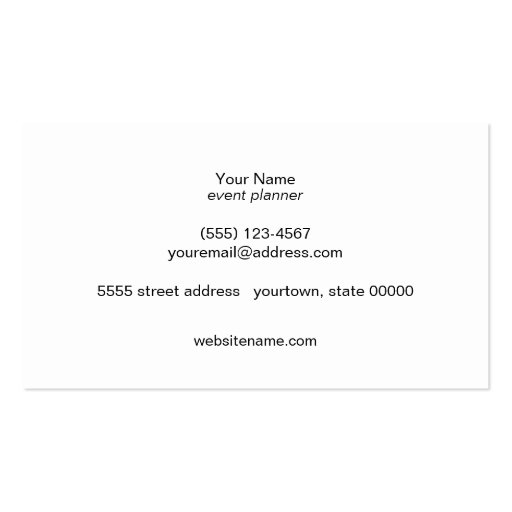 Colorful Bokeh Black Linen Look Chic Business Card (back side)