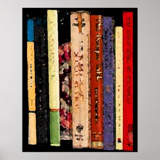 Colorful Books Posters