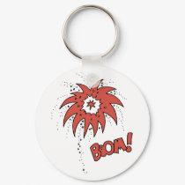 Colorful Boom! keychains by alternateworlds Colorful Boom! keychains