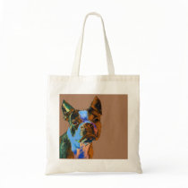 Colorful Boston Terrier Bags