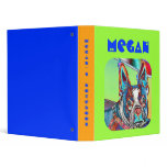 Colorful Boston Terrier Binder