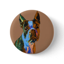 Colorful Boston Terrier Buttons