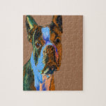 Colorful Boston Terrier Puzzles