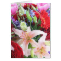 Colorful Bouquet Greeting Card