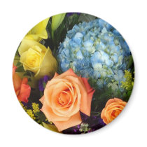 Colorful Bouquet Fridge Magnets