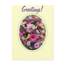 Colorful Bouquet Postcards