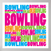 Colorful Bowling Print