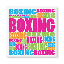 Colorful Boxing magnets by busybees Colorful Boxing magnets