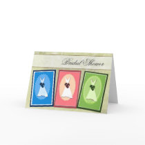 Colorful bridal shower invitation cards by perfectpostage Colorful bridal shower invitation cards