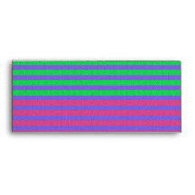 Colorful Bright Fabric Stripes Envelopes