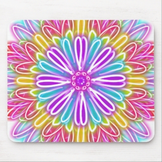 Colorful Bright Zinnia Kaleidoscope