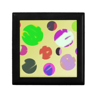 colorful bubble universe abstract art gift box