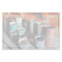 Colorful Buckets Custom Stationery