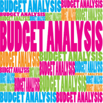 Colorful Budget Analysis photo sculptures by busybees Colorful Budget Analysis photo sculptures