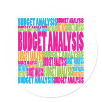 Colorful Budget Analysis stickers