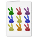 Colorful Bunnies cards by aslansmagick Colorful Bunnies cards