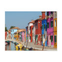 Colorful Burano postcards
