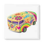 Colorful Bus magnets