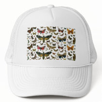 Colorful Butterflies Antiquarian Image Bookmark hats by MyBookmarks Colorful Butterflies Antiquarian Image Bookmark hats