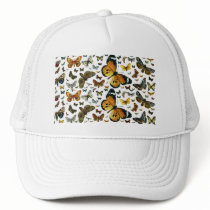 Colorful Butterflies Antiquarian Image Bookmark hats by MyBookmarks Colorful Butterflies Antiquarian Image Bookmark hats