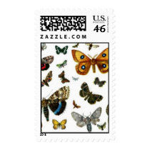 Colorful Butterflies Antiquarian Image Bookmark postage by MyBookmarks Colorful Butterflies Antiquarian Image Bookmark postage