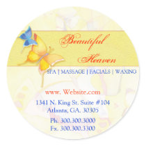 Colorful Butterflies: Business Address Labels stickers