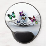 Colorful Butterflies Gel Mouse Pad