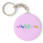 Colorful butterflies keychain