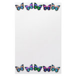 Colorful Butterflies Stationery