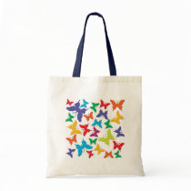 Colorful butterflies bags
