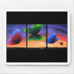 Colorful Butterfly Insects Painting - Multi Mouse Mats