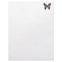 Colorful Butterfly Mandala Letterhead
