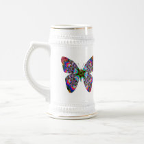 Colorful Butterfly Mandala Mugs