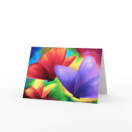 Colorful Butterfly Painting - Multi card