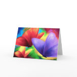 Colorful Butterfly Painting - Multi Card