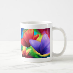 Colorful Butterfly Painting - Multi Classic White Coffee Mug