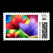 Colorful Butterfly Painting - Multi postage
