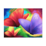 Colorful Butterfly Painting - Multi postcards