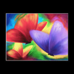 Colorful Butterfly Painting - Multi Post Card