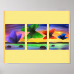 Colorful Butterfly Painting - Multi posters