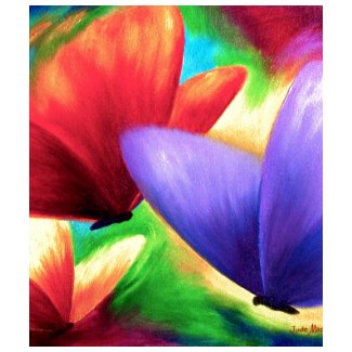 Colorful Butterfly Painting - Multi shirt